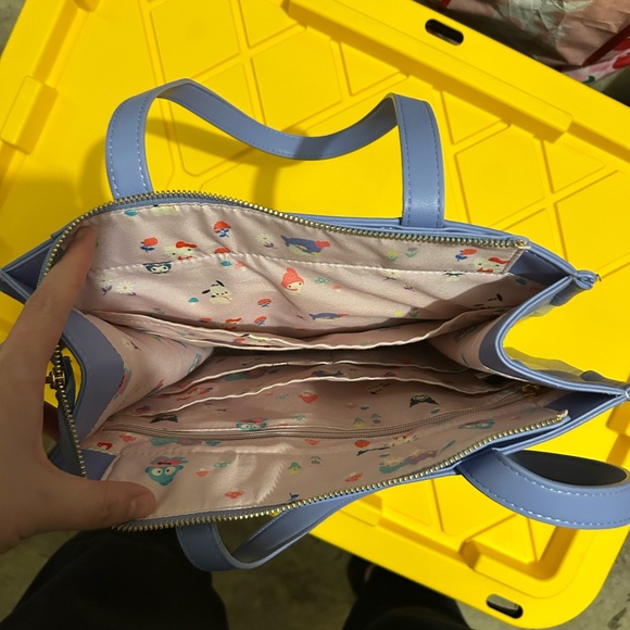 Loungefly x Sanrio Purple and Cream Cartoon Tote - Picture 3 of 3